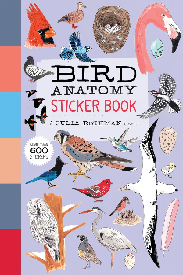 Bird Anatomy Sticker Book poster