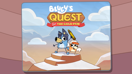 Bluey's Quest for the Gold Pen poster