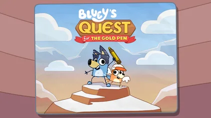 Bluey's Quest for the Gold Pen