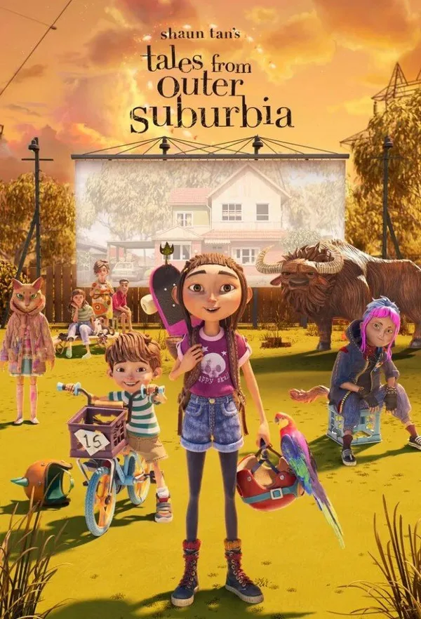 Shaun Tan's Tales from Outer Suburbia poster