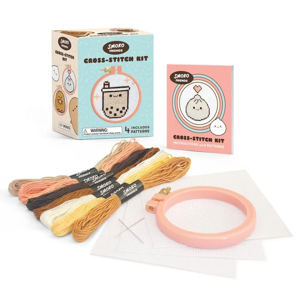 Smoko Friends Cross-Stitch Kit poster